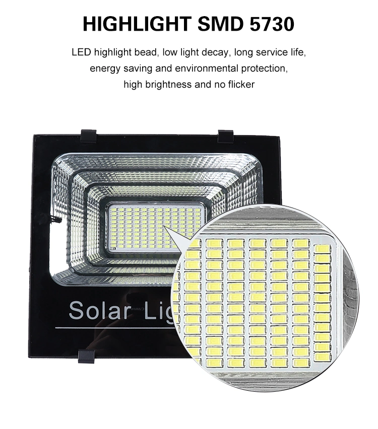 IP65 100W Industrial Outdoor LED Solar Flood Light